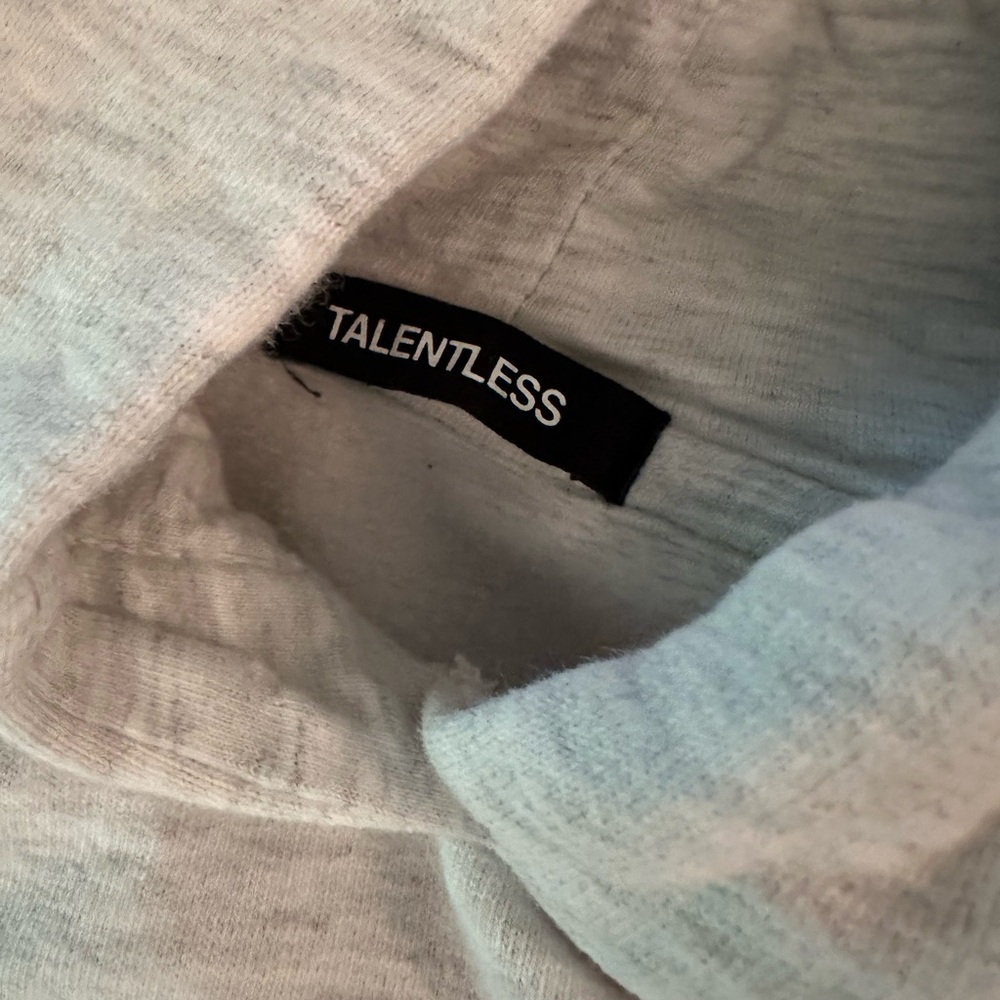 Talentless Light Gray Hoodie